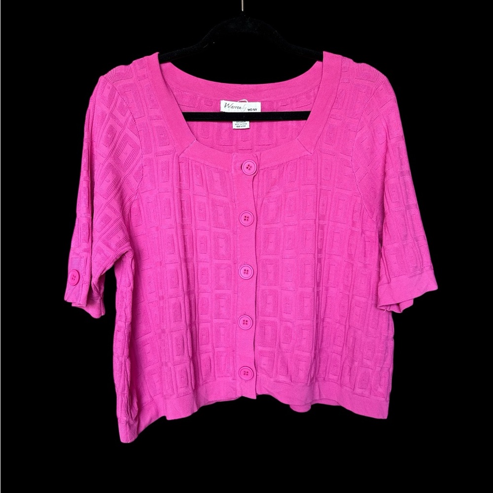 WD.NY Vibrant Pink Button-Down Women's Shirt